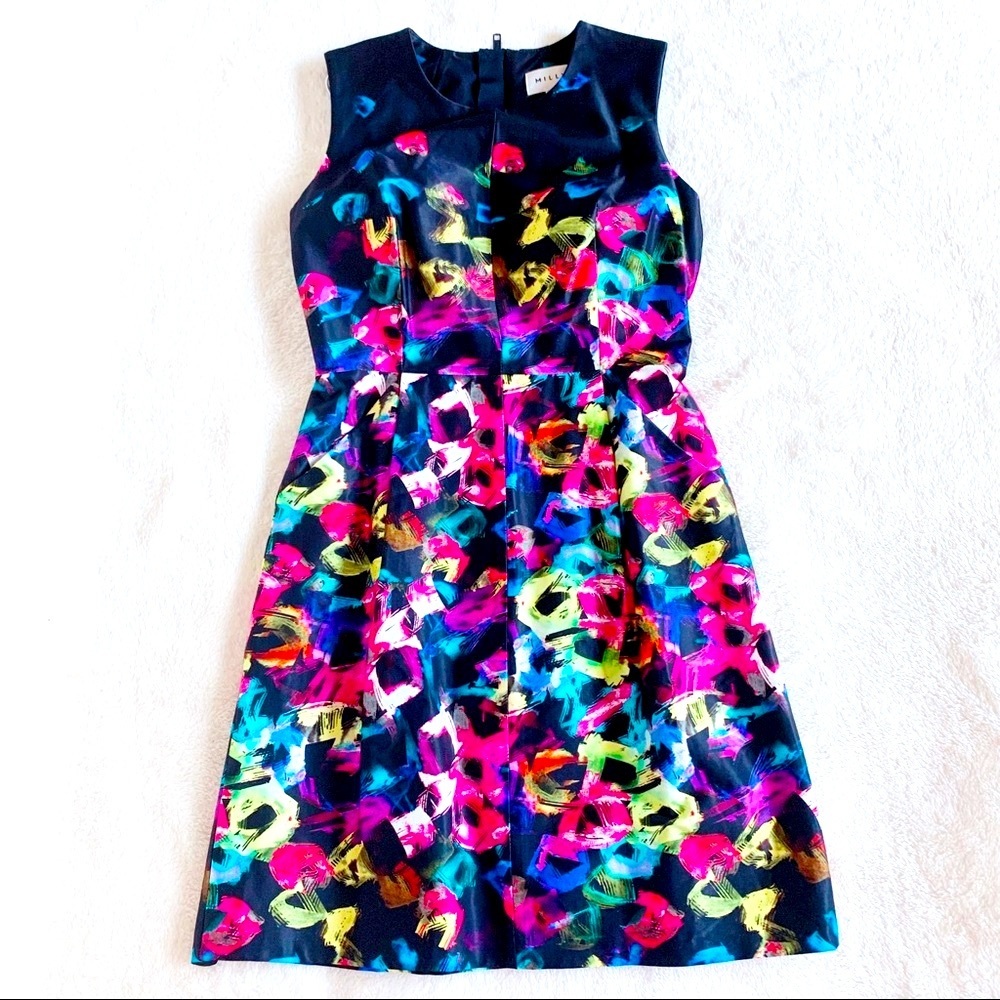 NWT Milly Floral Print Mini Dress​